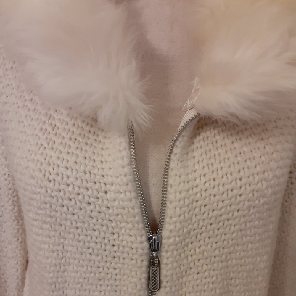 Feminine Anthro Sleeping on Snow Sweater